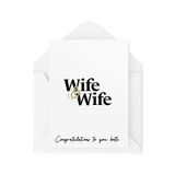 Trouwkaarten CBH1796 Trouwkaarten voor lesbische koppels - pasgetrouwden kaarten - vrouw en vrouw - trouwkaart - felicitaties kaarten - homohuwelijkskaarten