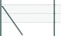 vidaXL - Grillage hexagonal avec fixation au sol - 50 x 0,4 m - Vert