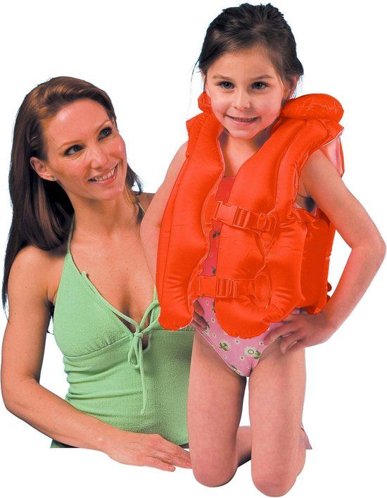 DELUXE SWIM VEST - Oranje - Junior - 30 N - Clipsluiting