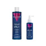 Valquer Profesional Anti-haaruitval shampoo + shock haaruitval en moleculair. Verminder haaruitval. Anti-haaruitval. Sulfaatvrij. Stopt haaruitval - 2 eenheden