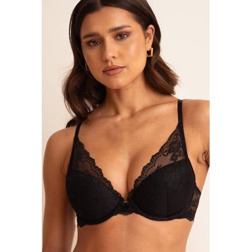 Sam Friday Voorgevormde Push-up BH Demi Zwart