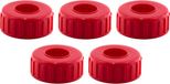 Farmoxa BV Dop voor Lammerfles - Kunststof dop voor Geppas lammerfles - Rouge (5 Stuks)