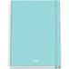 Dohe SERENITY Notitieboek, A4, geruit, 100 vellen, dikte 90 g/m², afmetingen 22,8 x 30 cm, hardcover, ringsluiting en elastiek, 5 mm geruit, schoolmateriaal, serenity groen