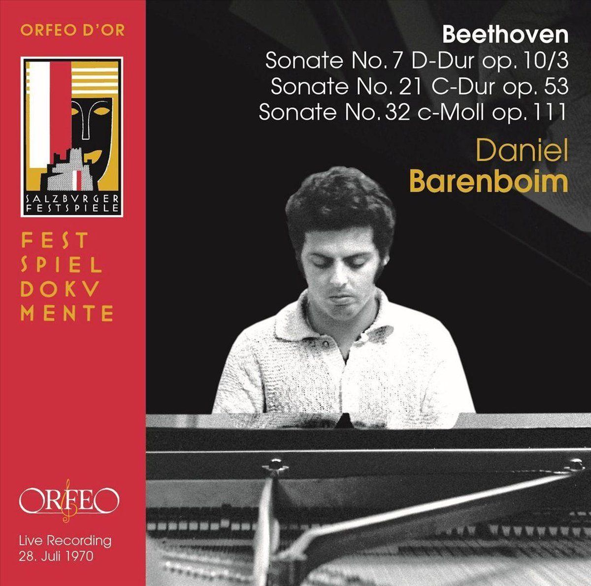 OUTHERE Beethoven: Sonate No. 7 D-Dur, Op. 10/3; Sonate No. 21 C-Dur, Op. 53; Sonate No. 32 c-Moll, Op. 111