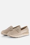 Tamaris Comfort Instappers beige Leer - Dames - Maat 40