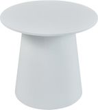 en.casa Salontafel Nyd rond 40x44 cm wit