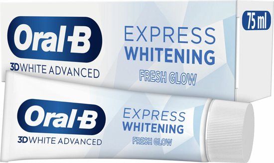 Oral-B 3D White Advanced Express Whitening Fresh Glow Tandpasta - 75 ml