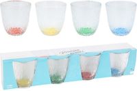 Excellent Houseware drinkglazenset kunststof 4-delig voor kinderen 300ml