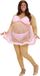 Widmann - Potloodventer & Travestiet Kostuum - Travestiet Vette Stripper Kostuum Man - roze,beige - One Size