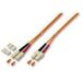 Tecline 75903 OM2-vezel LWL-kabel (50/125 µm, 3,0 m) oranje