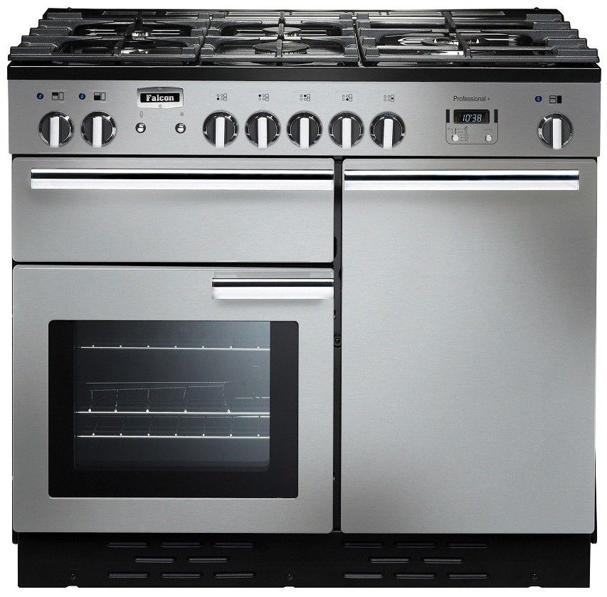 Falcon PDL100DFSSCEU - Fornuis - 100 cm - Gas - Aluminium - Energieklasse A