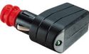 Procar 57730006 Universele haakse stekker met LED - 7.5 A