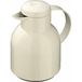 Emsa Samba 504229 Thermoskan, 1 liter, Quick Press-sluiting, 100% dicht, 12 uur warm, 24 uur koud, glanzend wit