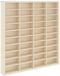 Vitrine vidaXL Wanddisplaykast - Muurmontage - Beige - 40 x 4,5 x 43 cm - Bewerkt hout