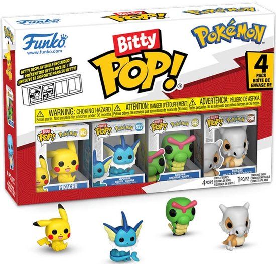 Funko Pokémon Bitty POP! Vinyl Figure 4-Pack Series 1