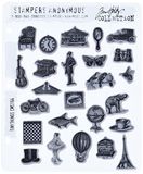 Tim Holtz Cling Mounted Stempel Sets Stampers Anonymous Tiny Things Rubber Stempel