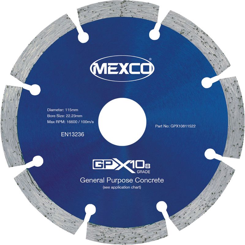 Mexco Diamantschijf Universeel 115x22,2x2,0mm