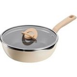 Tefal Steelpan One Pick Pot Pan 24 cm G1678704 Vanille