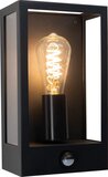 EGLO Alamonte Buitenwandlamp - Zwart - E27 - Sensor - IP44