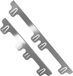 Wan GmbH Protection de bord de carreau - Couvercle de four - Garder la cuisine propre - Acier inoxydable résistant à la chaleur - 35 cm de longueur - Argent