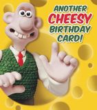 WALLACE & GROMIT Verjaardagskaart 'Nog een kaas verjaardagskaart'