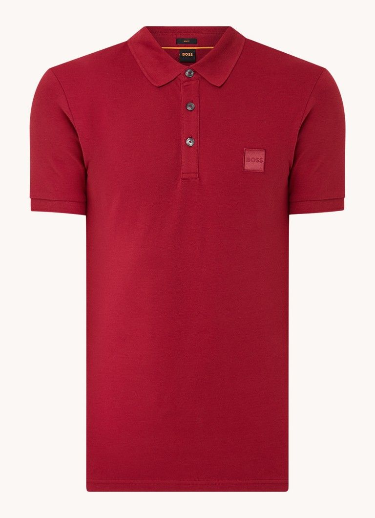 HUGO BOSS Passenger slim fit polo - piqué katoen - heren