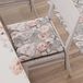 PETTI Artigiani Italiani - Zitkussen voor keukenstoel, set van 6 kussens voor keukenstoelen, van microvezel met digitale druk en banden, 100% Made in Italy
