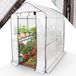 AREBOS Premium foliekas met 2 etages, Kweekkas Vroege kas 120 x 186 x 190 cm