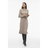 VILA Viril Crew Neck L/S Midi Dress - Noos Robe femme, Falcon, S