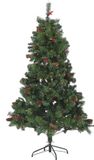 Beliani Jacinto Kerstboom - Groen - 180 cm - PVC - Met Lampjes en Versiering