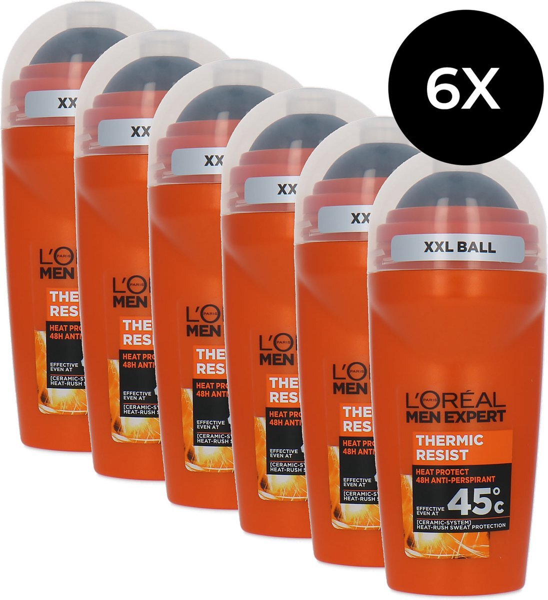 L'Oréal L'Oréal Men Expert Thermic Resist Deo Roller - 6 x 50 ml