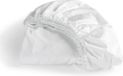 Cinderella Sundays Drap housse 100x200 cm Blanc Coton-Satin