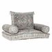 Dkd Home Decor stoel, katoen, groen, 4 stuks