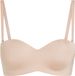 Hunkemöller Dames Lingerie Voorgevormde strapless beugel-bh Smooth - Beige - maat A75
