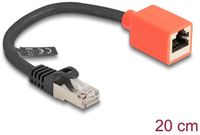 Delock RJ45 Device Protection Adapter Cat.6A S/FTP 20 cm (Break Away Adapter)