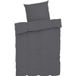 LIVARNO HOME Parure de lit en mousseline, 140 x 200 cm (gris)