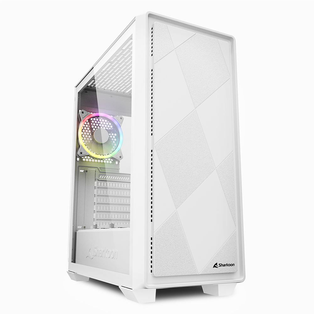 Sharkoon VS8 RGB Midi Tower - White - PC Case