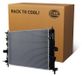 HELLA 8MK 366 302-721: Radiateur, refroidisseur d'eau, radiateur moteur pour OPEL VECTRA B (36), VECTRA B Caravan (31), VECTRA B CC (38)