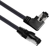 MaxTrack SFTP CAT8.1 câble réseau | coudé (droit) / droit | LSZH | noir | 3 mètre