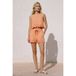 VERO MODA katoenen top met borduursels - oranje