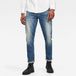 G-Star 3301 Regular Tapered Jeans Heren Vintage Azure Katoen Elastaan