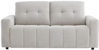 Vente-unique Driezitsslaapbank ISISTIA Lichtgrijs Chenille