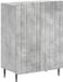 vidaXL Badkamer Opbergkast ZWOLLE Betongrijs 59,5 x 31 x 79,5 cm