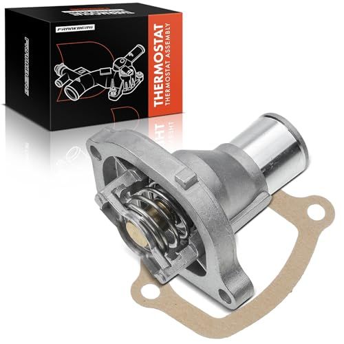 Frankberg Koelvloeistofthermostaat met afdichting compatibel met Doblo 2001-2005 Panda 1982-Vandaag Punto 1993-2012 Tipo 1988-1991 Replace # 7545958