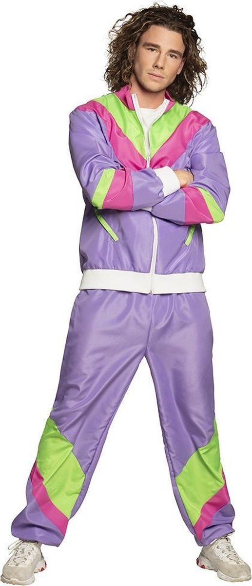 Boland Trainingspak Retro Heren Polyester Maat S - Multi