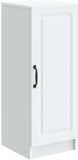 vidaXL Dressoir Wit 33 x 34,5 x 87 cm Bewerkt hout