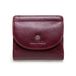 FANDARE Portemonnee van leer, creditcard, heren, dames, kort, portemonnee met muntvak, creditcardhouder, portemonnee, Rood, L, Klassiek