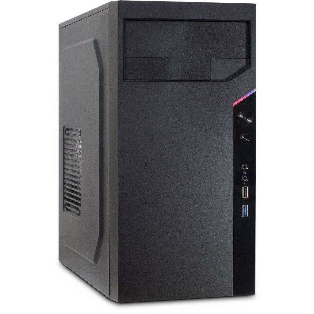 Inter-Tech IT-6505 Retro - PC - Zwart