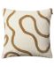 Chhatwal & Jonsson Swati housse de coussin 50x50 cm blanc cassé-sable