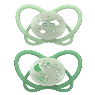 nip® Night Soother My Butterfly Night Green - Size 1 (0-6 months) - Silicone Green